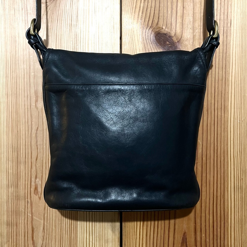 VTG Coach Black Whitney Handbag Crossbody Purse Shoulder Bag 4115 Hobo - Picture 10 of 15